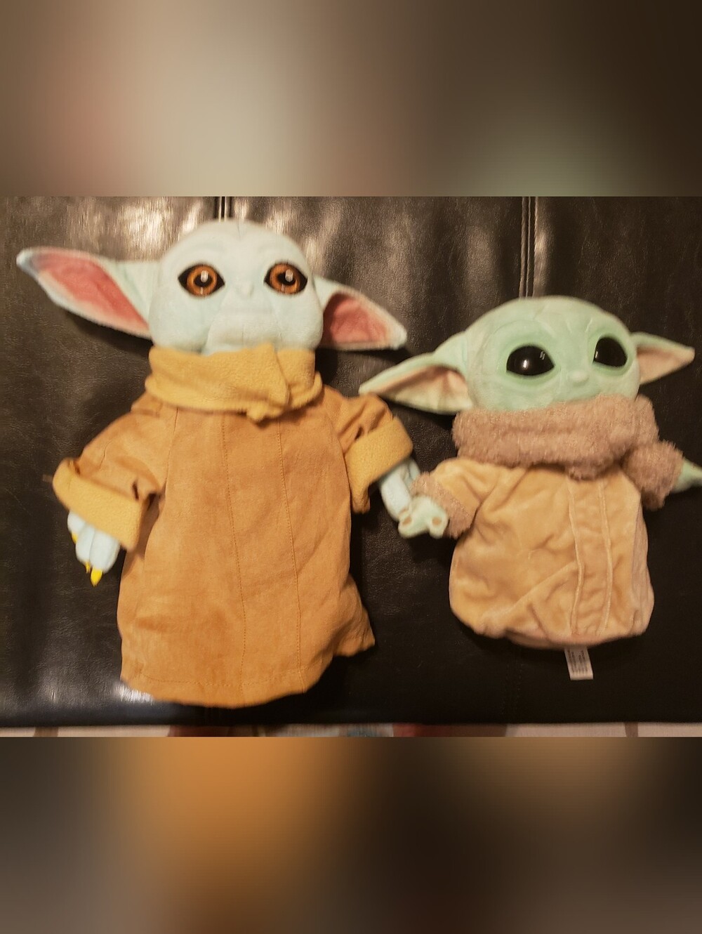 Baby Yoda Plush Stuffie Toys in Tan And Green